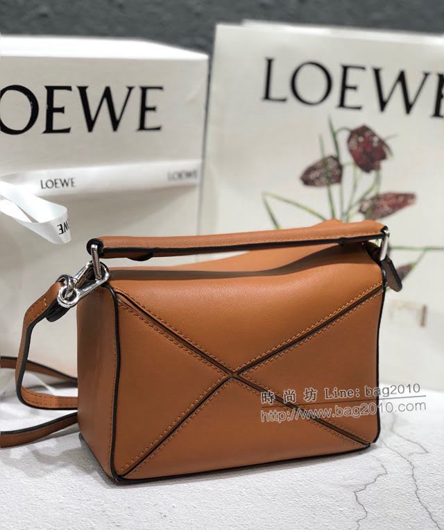 LOEWE包包 羅意威迷你mini puzzle幾何拼接手提斜挎包 10173  tcl1298